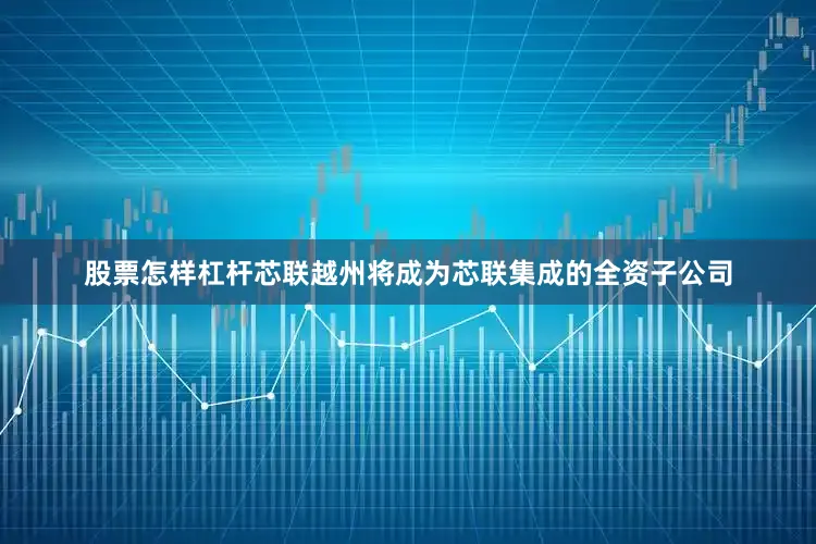 股票怎样杠杆芯联越州将成为芯联集成的全资子公司