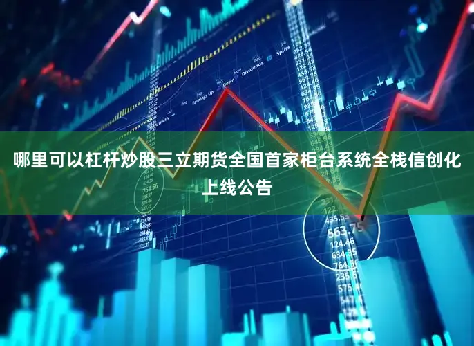 哪里可以杠杆炒股三立期货全国首家柜台系统全栈信创化上线公告